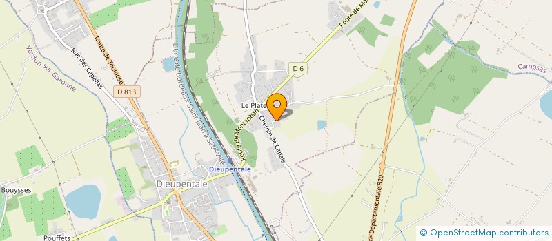 localisation de l'entreprise AIDE SOINS ET SOURIRE A DOMICILE  DIEUPENTALE