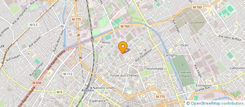 localisation de l'entreprise AIDE SOUTIEN ALZHEIMER à ROUBAIX