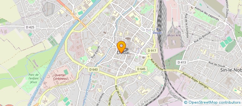 localisation de l'entreprise AIDE TECH AUX SCE ACCOMPAGNEMENT A NTEGR à DOUAI