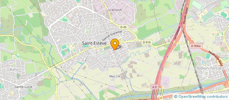 localisation de l'entreprise AIDE TON PROCHAIN COMME TOI MEME 66 SAINT ESTEVE  SAINT-ESTEVE