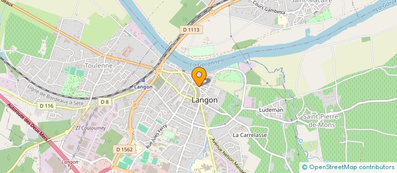 localisation de l'entreprise AIDE@VENIR à LANGON