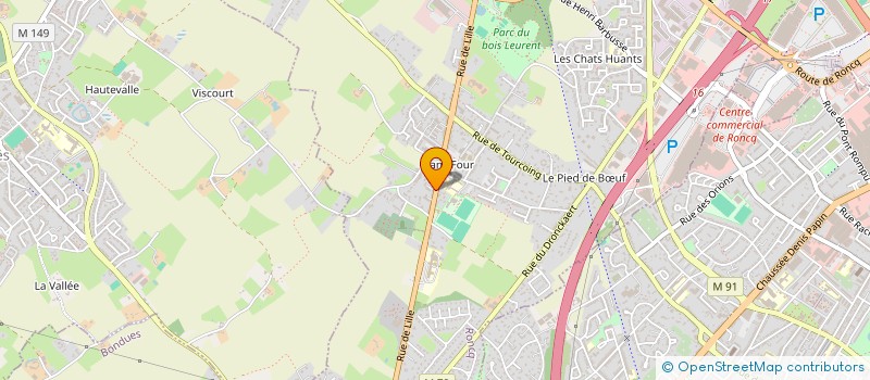 localisation de l'entreprise AIDE & YOU à RONCQ