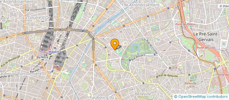 localisation de l'entreprise AIDEMA 19  PARIS