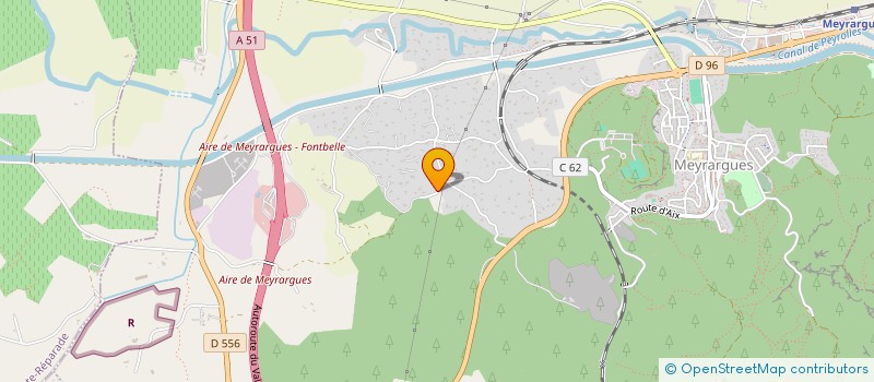 localisation de l'entreprise AIDEN CONSEIL  MEYRARGUES