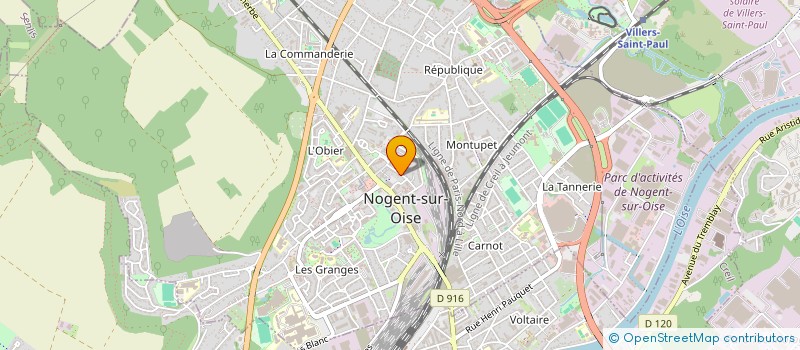 localisation de l'entreprise AIDENE MONTE MEUBLE  NOGENT-SUR-OISE