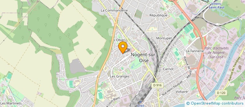 localisation de l'entreprise AIDENE TRANSPORT  NOGENT-SUR-OISE