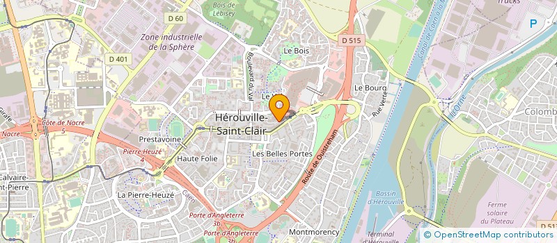 localisation de l'entreprise AIDEO  HEROUVILLE-SAINT-CLAIR