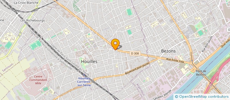 localisation de l'entreprise AIDEOPART à HOUILLES