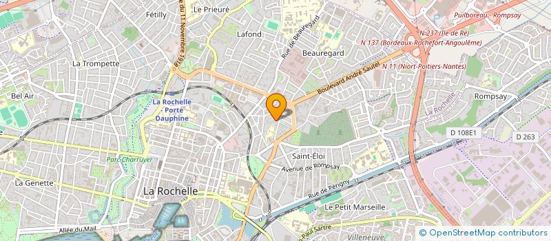 localisation de l'entreprise AIDER  LA ROCHELLE