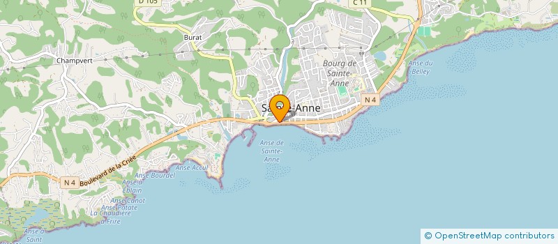localisation de l'entreprise AIDER ET SERVIR à SAINTE-ANNE