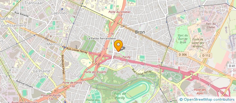 localisation de l'entreprise AIDER LES à BRON
