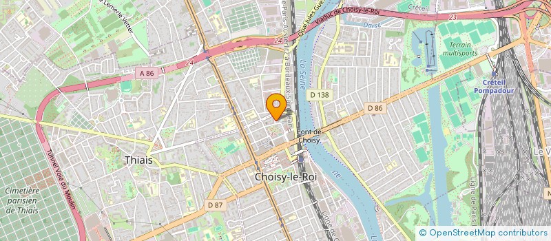 localisation de l'entreprise AIDER RELOGER REINSERER à CHOISY-LE-ROI