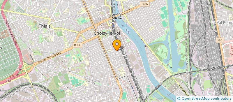 localisation de l'entreprise AIDER, SOUTENIR, S' ENGAGER, LIBERER à CHOISY-LE-ROI