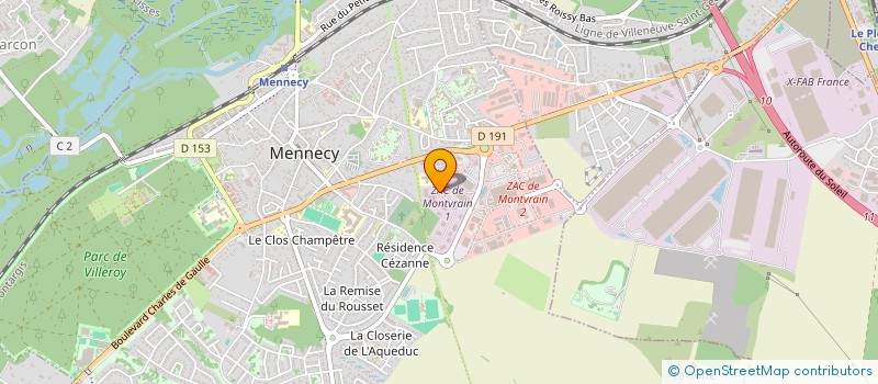 localisation de l'entreprise AIDERA ESSONNE  MENNECY