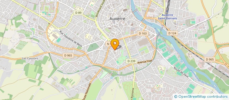 localisation de l'entreprise AIDERGO à AUXERRE