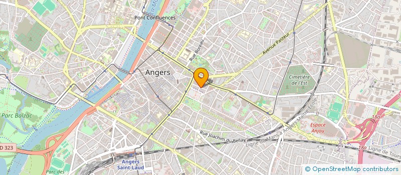 localisation de l'entreprise AIDES à ANGERS