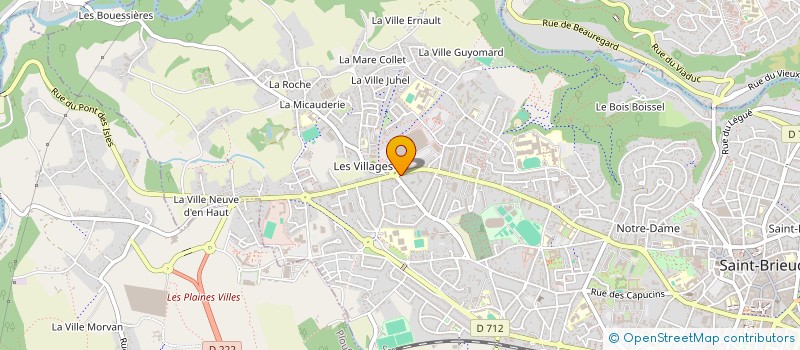 localisation de l'entreprise AIDES A DOMICILE FACILES-22 à SAINT-BRIEUC