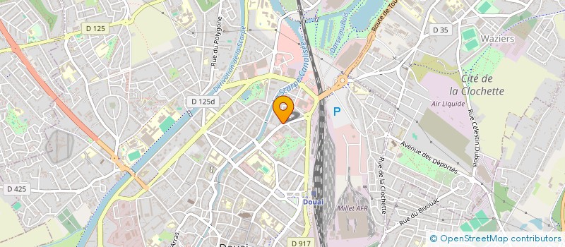 localisation de l'entreprise AIDES A DOMICILE NORD SERVICES  DOUAI