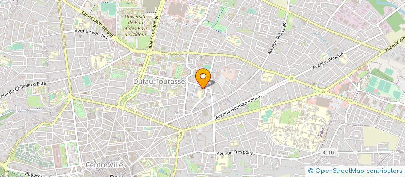 localisation de l'entreprise AIDES A DOMICILE POUR LA VIE QUOTIDIENNE à PAU
