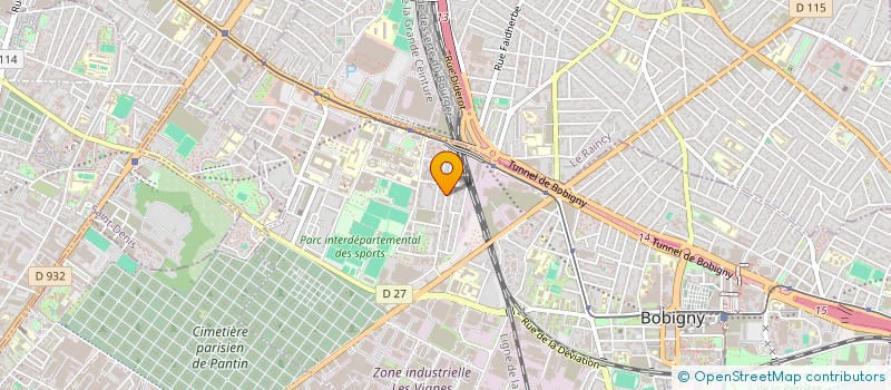 localisation de l'entreprise AIDES A DOMICILE SERVICE à BOBIGNY