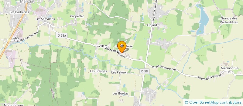 localisation de l'entreprise AIDES AUX DEPLACEMENTS LOCAUX à BAGE-DOMMARTIN