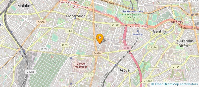 localisation de l'entreprise AIDES AUX ENFANTS EN DIFFICULTE A E D I à MONTROUGE