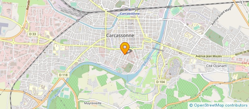 localisation de l'entreprise AIDES CARCASSONNE à CARCASSONNE