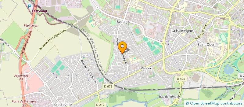 localisation de l'entreprise AIDES COEUR ET TRAVAIL à CAEN