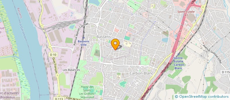 localisation de l'entreprise AIDES DYNAMIQUES & NECESSAIRES (ADN) à BASSENS