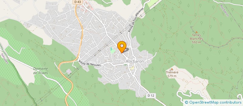 localisation de l'entreprise AIDES ET CULTURE  ROCBARON