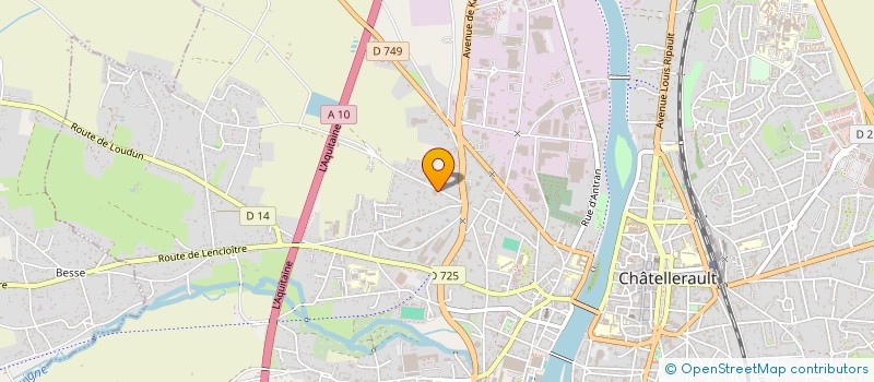 localisation de l'entreprise AIDES ET PRESTATIONS AUX PHARMACIES  CHATELLERAULT