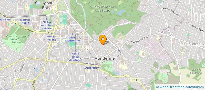 localisation de l'entreprise AIDES ET PROTECTIONS à MONTFERMEIL