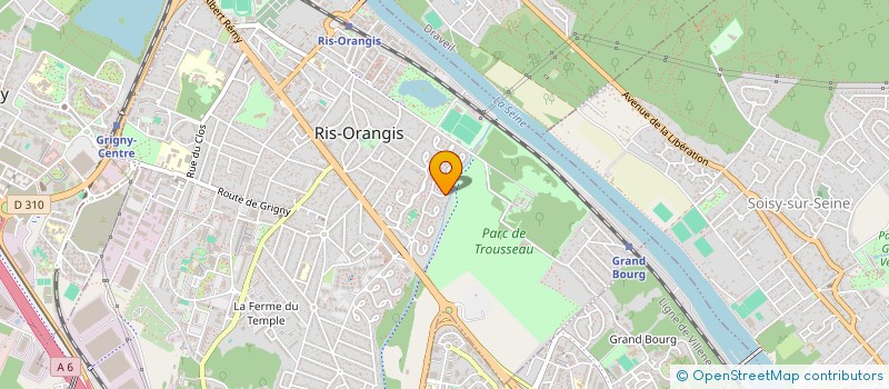 localisation de l'entreprise AIDES ET SECOURS O RISSOIS (A.S.R.) à RIS-ORANGIS