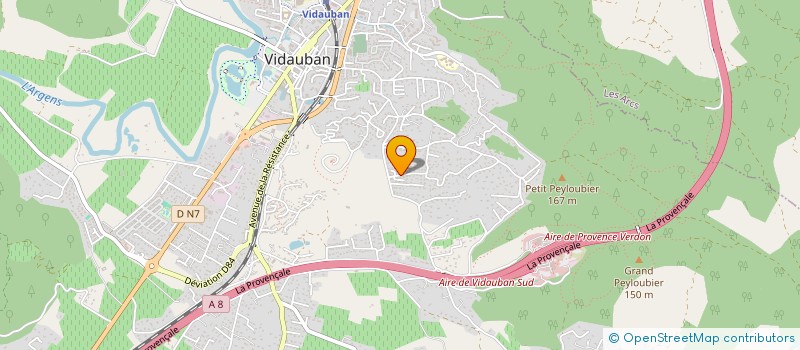 localisation de l'entreprise AIDES ET SERVICES VIDAUBANNAIS  VIDAUBAN