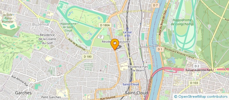 localisation de l'entreprise AIDES ET SOINS 92 CENTRE - SSIAD à SAINT-CLOUD