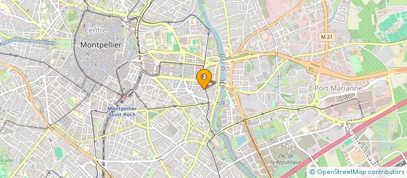 localisation de l'entreprise AIDES & FINANCEMENTS OCCITANIE à MONTPELLIER