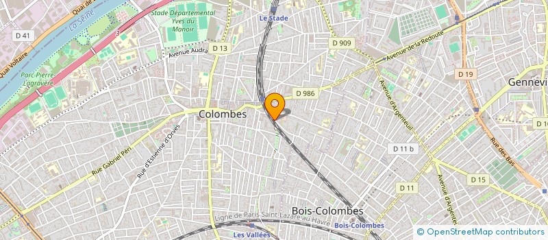 localisation de l'entreprise AIDES HAUTS DE SEINE à COLOMBES