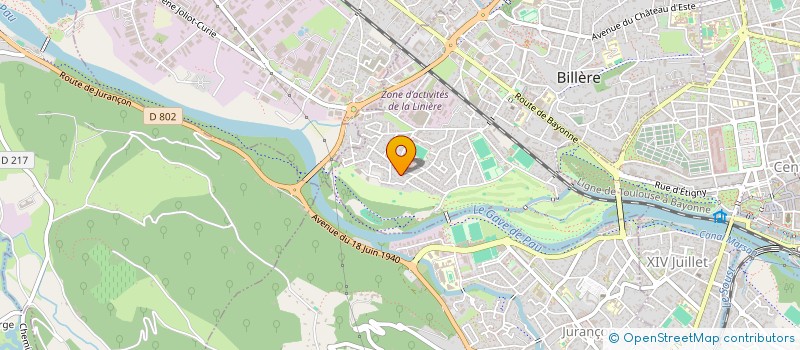 localisation de l'entreprise AIDES HUMAINE ET DU MOTARD, INTERDEPARTEMENTAL à BILLERE