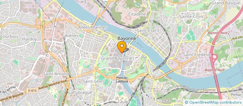 localisation de l'entreprise AIDES PAYS DE L'ADOUR à BAYONNE