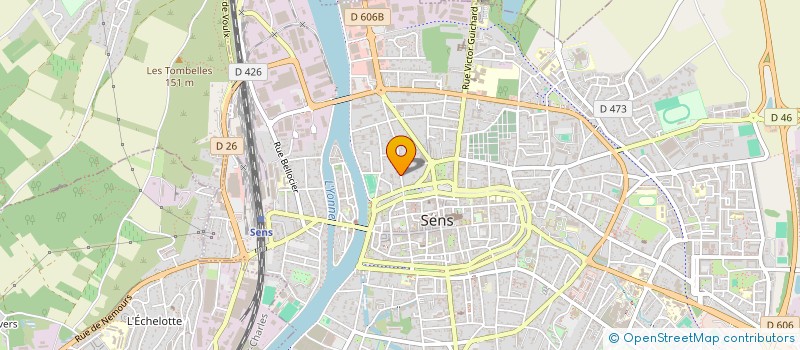 localisation de l'entreprise AIDES SERVICES SEJOURS HANDIC à SENS