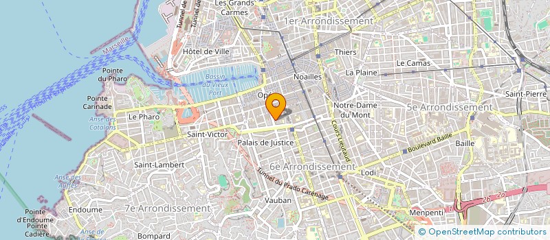 localisation de l'entreprise AIDESCOLIA à MARSEILLE
