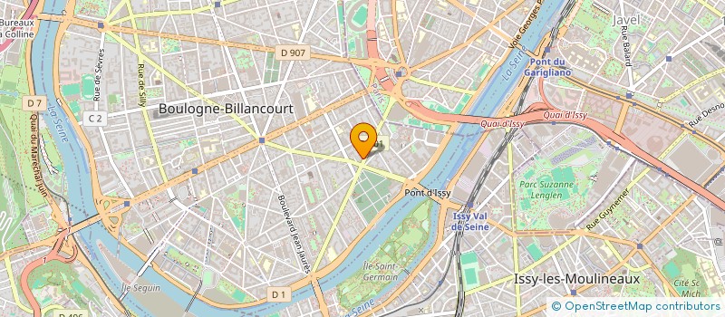 localisation de l'entreprise AIDEXPERT à BOULOGNE-BILLANCOURT