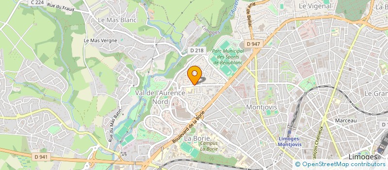 localisation de l'entreprise AIDEZ-NOUS A VIVRE , NOUS ENFANTS ABANDONNES ET ORPHELINS à LIMOGES