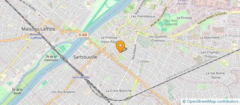 localisation de l'entreprise AIDG  SERVICES à SARTROUVILLE