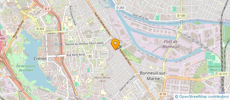 localisation de l'entreprise AIDLIB MULTISERVICES  BONNEUIL-SUR-MARNE