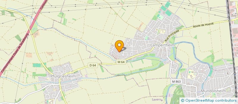 localisation de l'entreprise AIDOF  LAMPERTHEIM