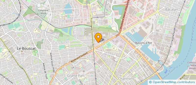 localisation de l'entreprise AIDOMI à BORDEAUX