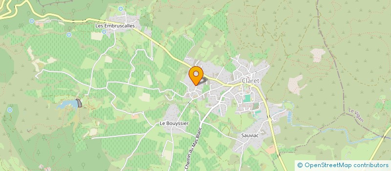 localisation de l'entreprise AIDONLE à CLARET