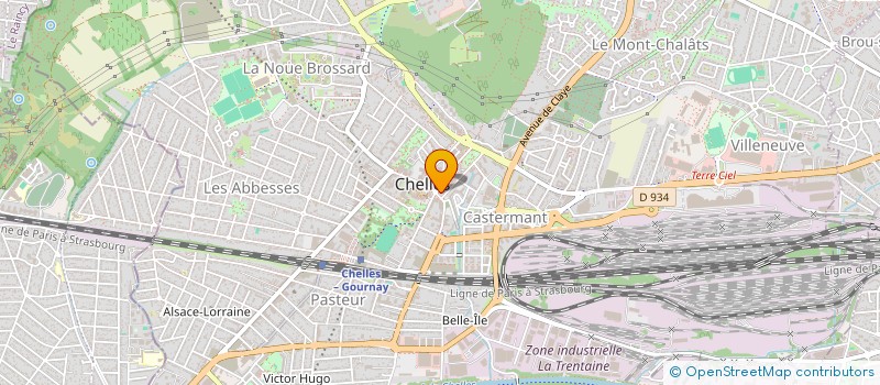 localisation de l'entreprise AIDONS LE MONDE à CHELLES