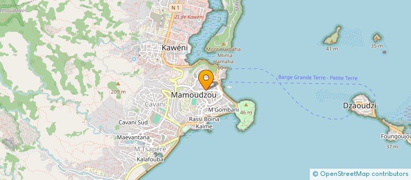localisation de l'entreprise AIDONS LE MONDE- ANTENNE DE MAYOTTE à MAMOUDZOU